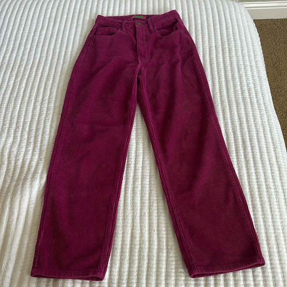 Hot Pink Corduroy Skate Pants